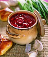 Борщ с рыбой и грибами