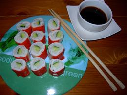 Суши с крабовыми палочками