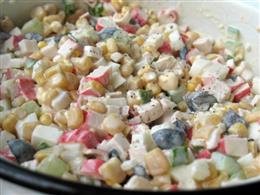 Салат "Морской" с крабовыми палочками