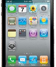 Apple iPhone 4S 16GB черные камни, кожа полированного ската