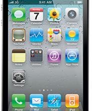 Apple iPhone 4S 16GB позолота, кожа аллигатора черная