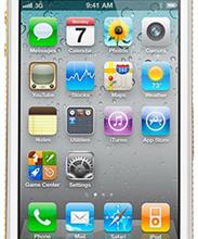 Apple iPhone 4S 16GB позолота, кожа полированного ската