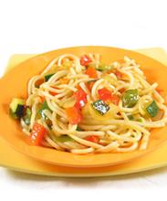 Кабачки со спагетти